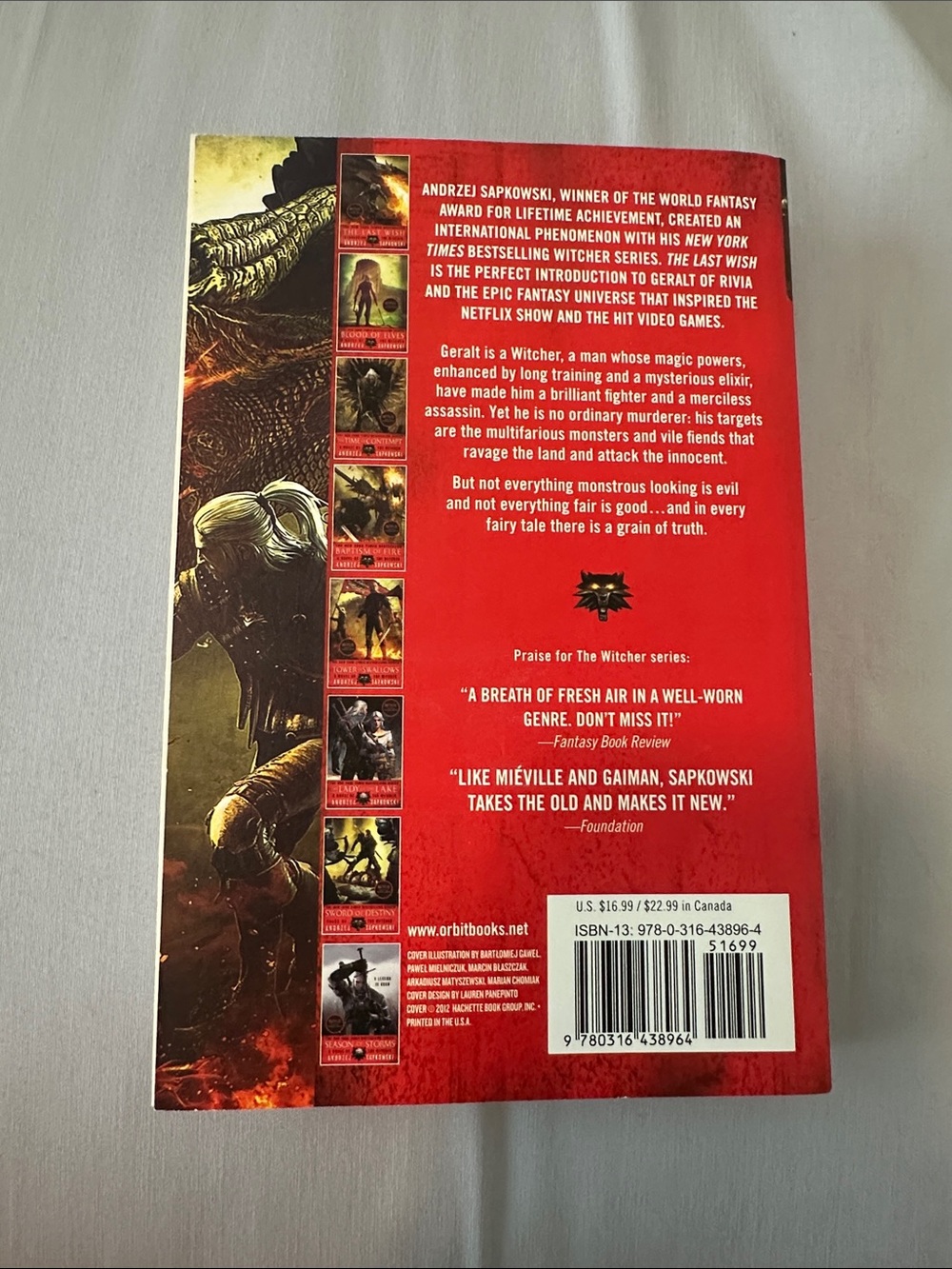 Andrzej Sapkowski The Last Wish (The Witcher) - Picture 2 of 6